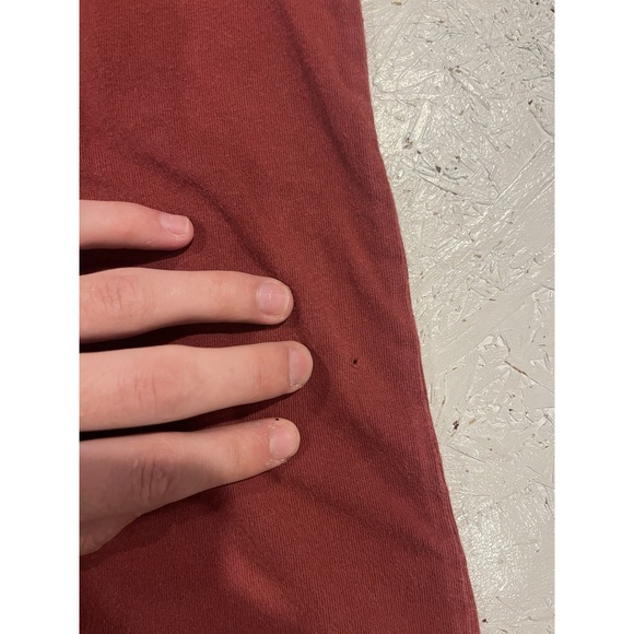 Patagonia T-Shirt Men's Size L Red Logo Regular Fit Crew Neck Short Sleeve - Picture 3 of 10